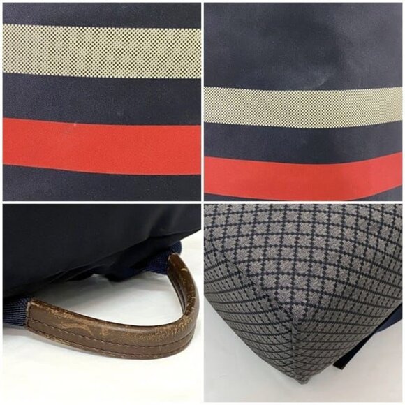 Gucci Backpack Navy Gray Diamante main image 9